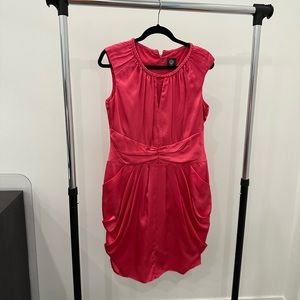 GUC Vince Camuto pink midi dress